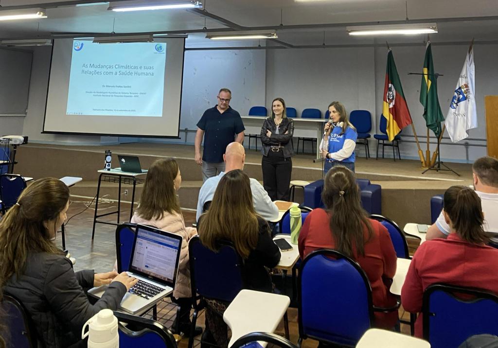Capa UFSM-PM promove debate sobre mudanças climáticas e impactos na saúde humana