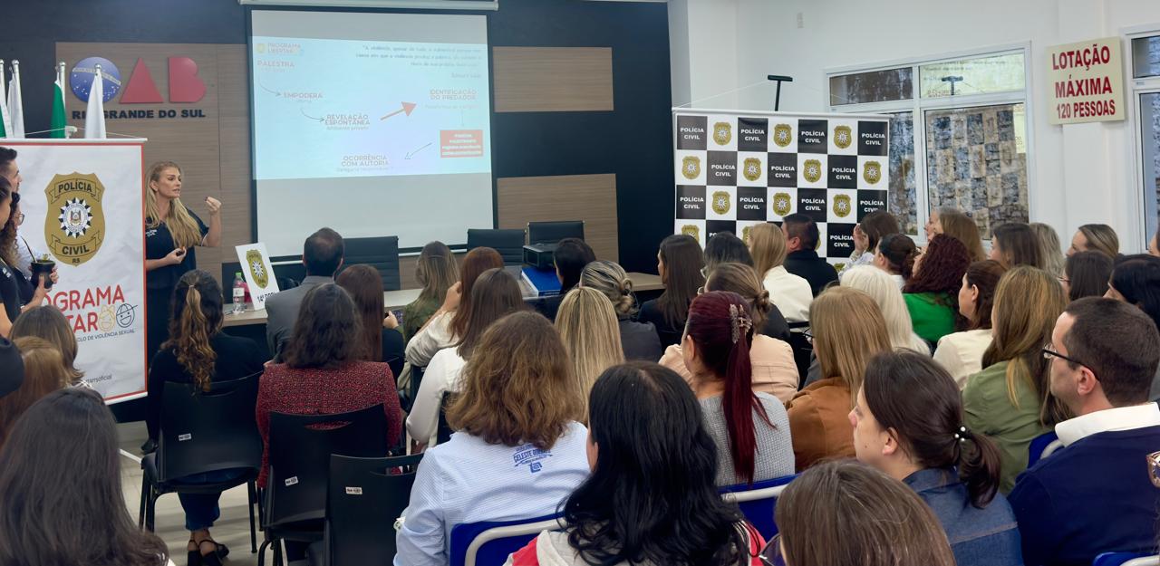 Capa Palmeira das Missões sedia encontros regionais do Programa Libertar voltados à proteção de crianças e adolescentes