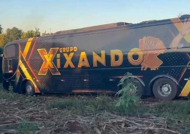 Capa Ônibus do Grupo Xixando sofre acidente em Guarani das Missões
