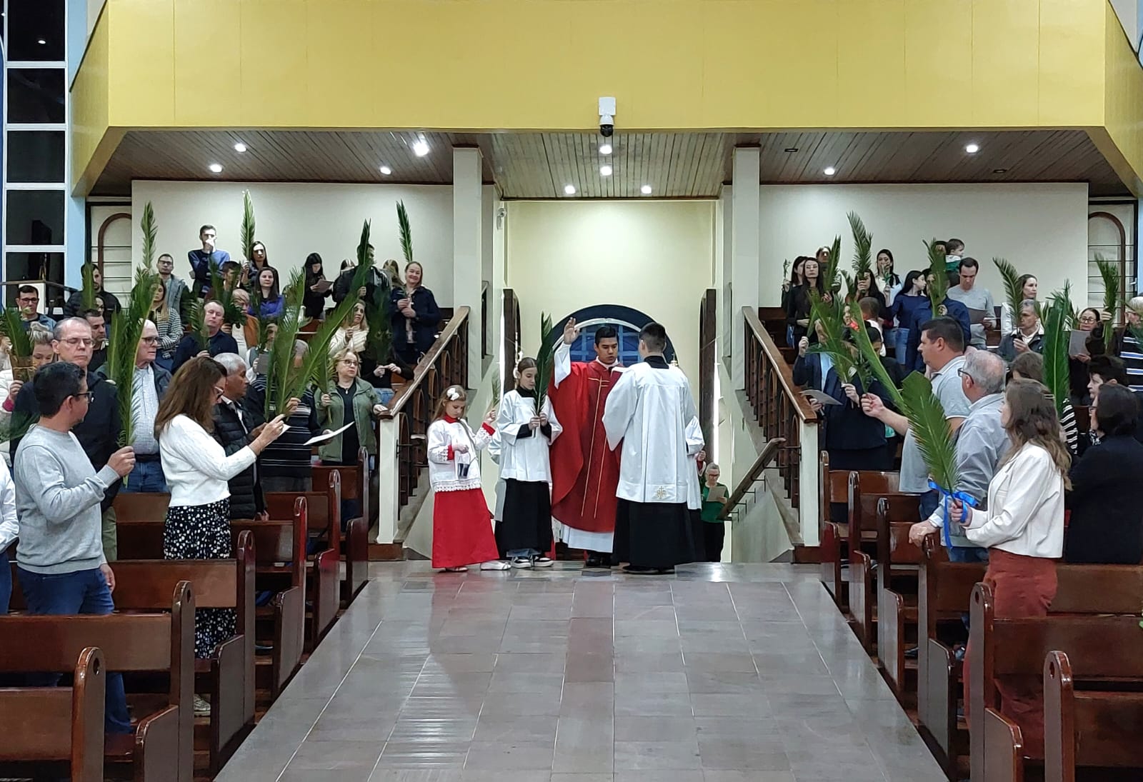 Capa Domingo de Ramos abre a semana santa na Paróquia Santo Antônio de Palmeira das Missões