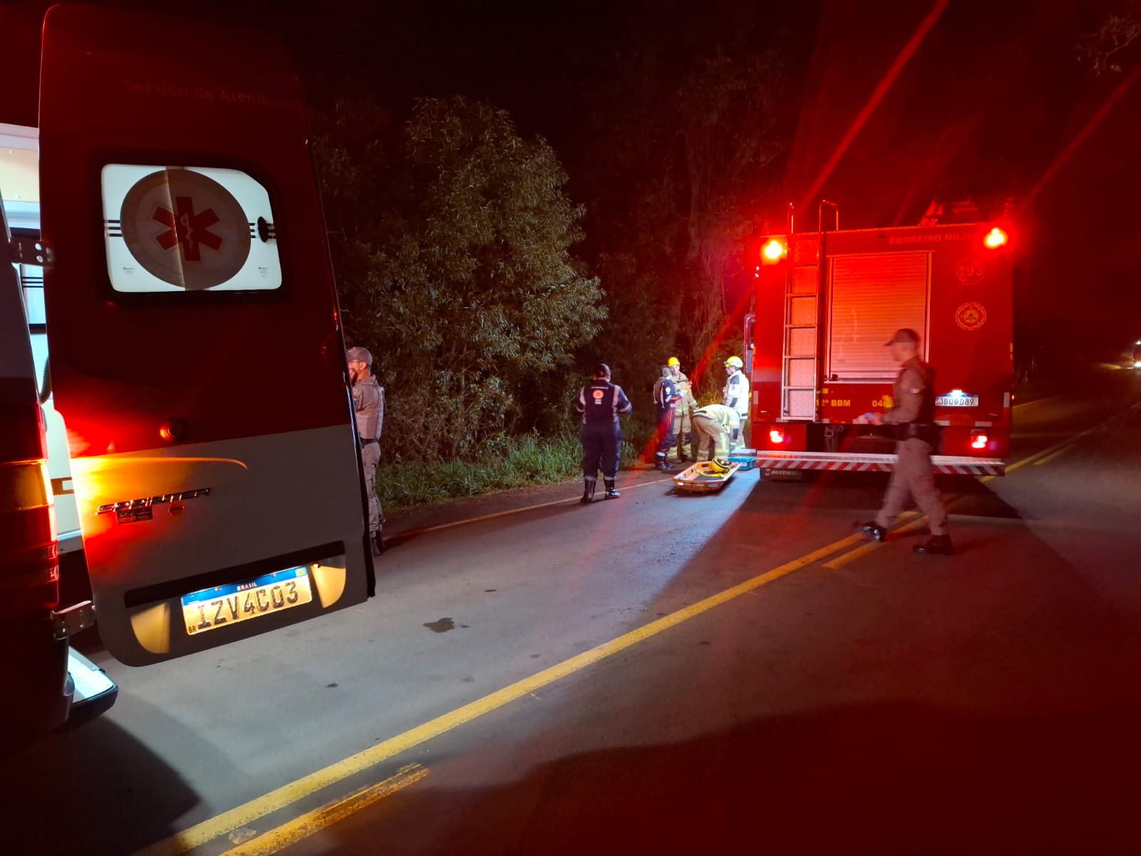 Capa Motorista de aplicativo morre após saída de pista na ERS-522, em Ijuí