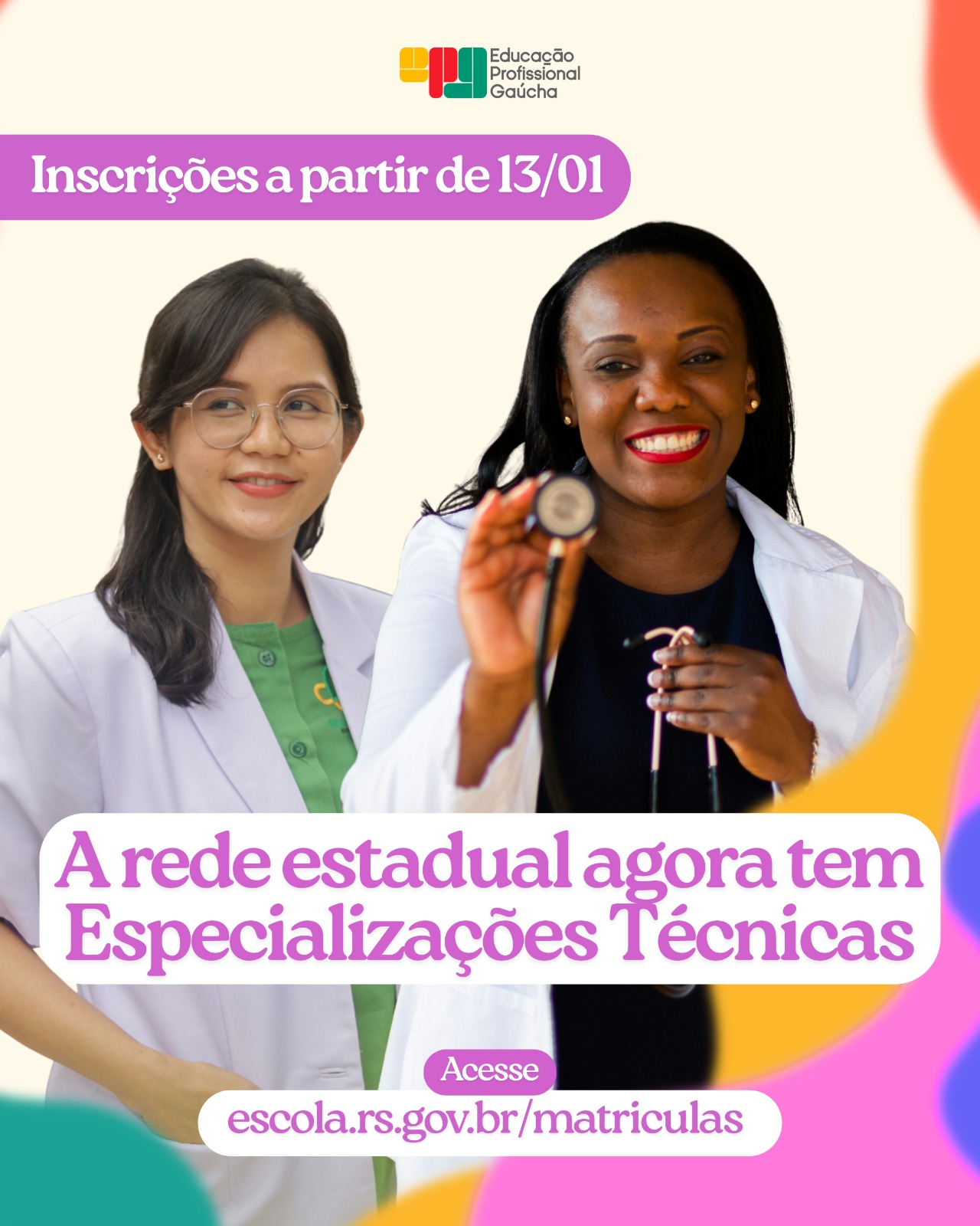 Capa Escola Polivalente passa a ofertar especializações técnicas inéditas em Enfermagem