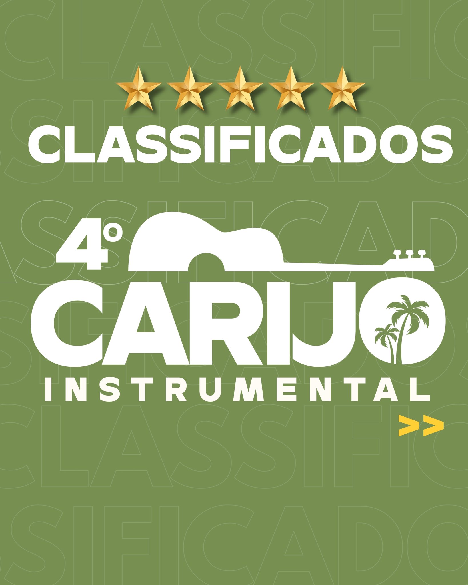 Capa 4º Carijo Instrumental divulga composições classificadas para a final de 26 de maio