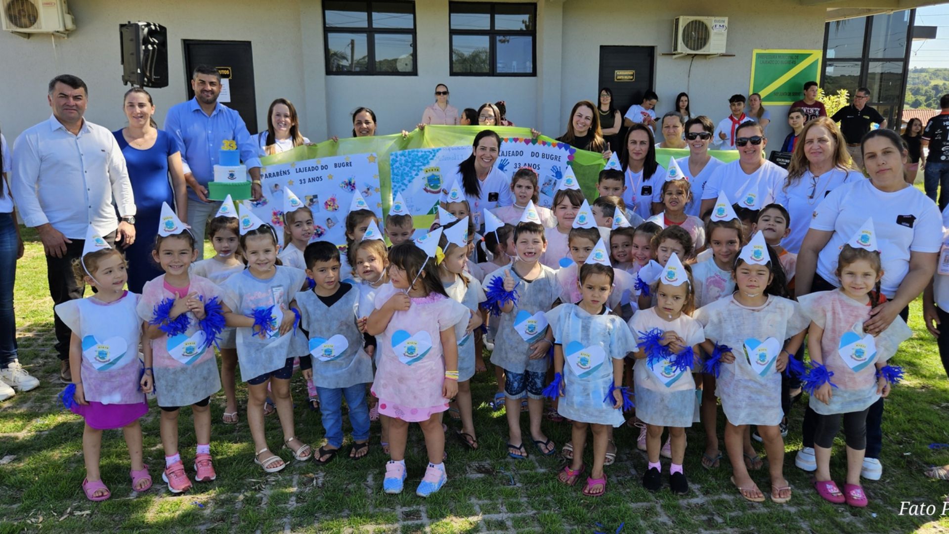 Capa Escolas municipais de Lajeado do Bugre realizaram ato de homenagem pelo aniversário de 33 anos do município