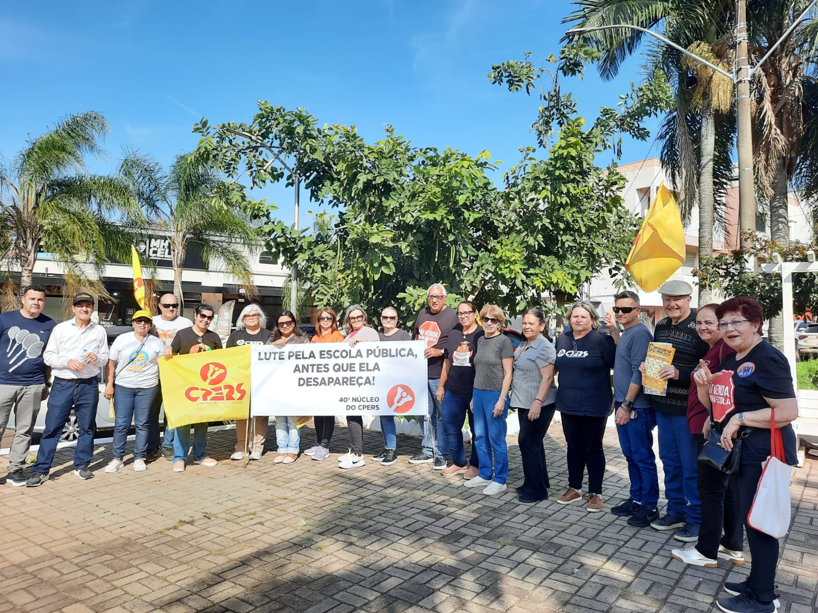 Capa Caravana da Educação do CPERS promove debate com trabalhadores em Palmeira das Missões