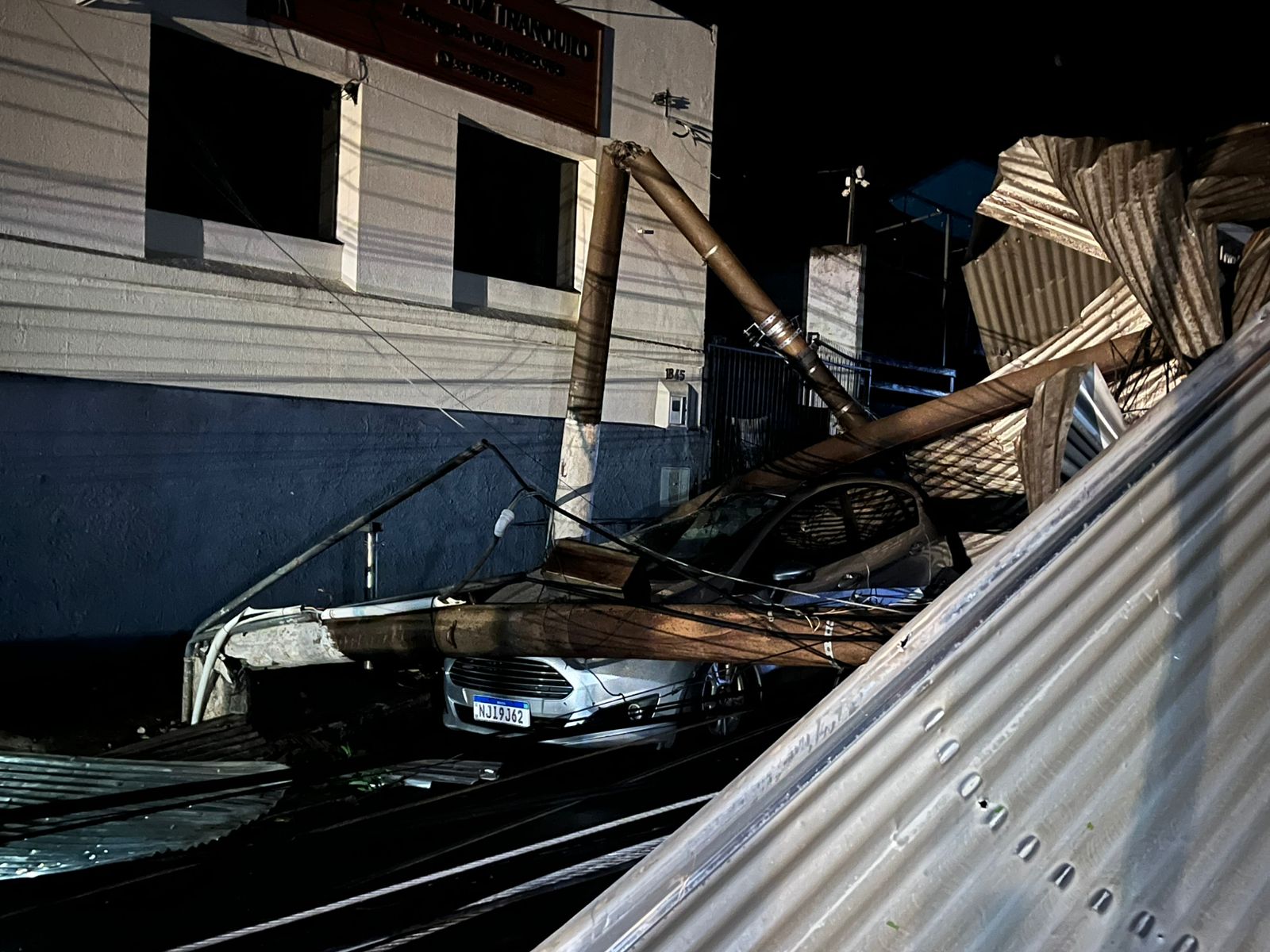 Capa Defesa Civil confirma linha de instabilidade e descarta tornado em Palmeira das Missões