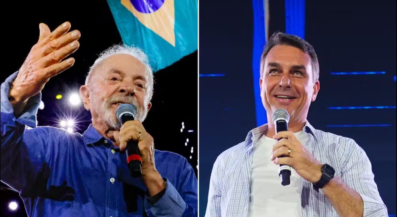 Capa Flávio Bolsonaro e Lula disputarão segundo turno das eleições presidenciais