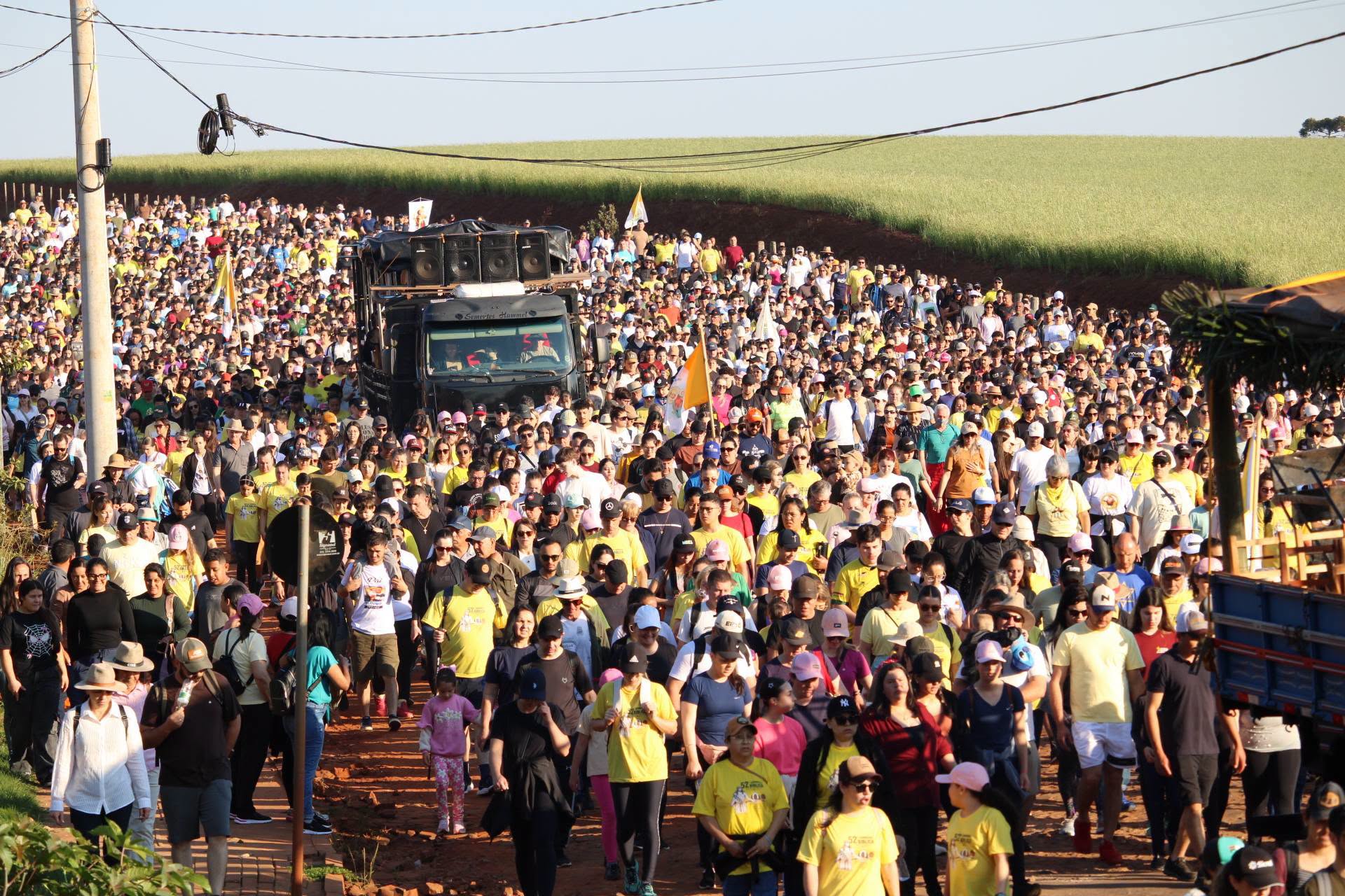 Capa 52ª Caminhada Bíblica reúne cerca de 15 mil pessoas em Palmeira das Missões