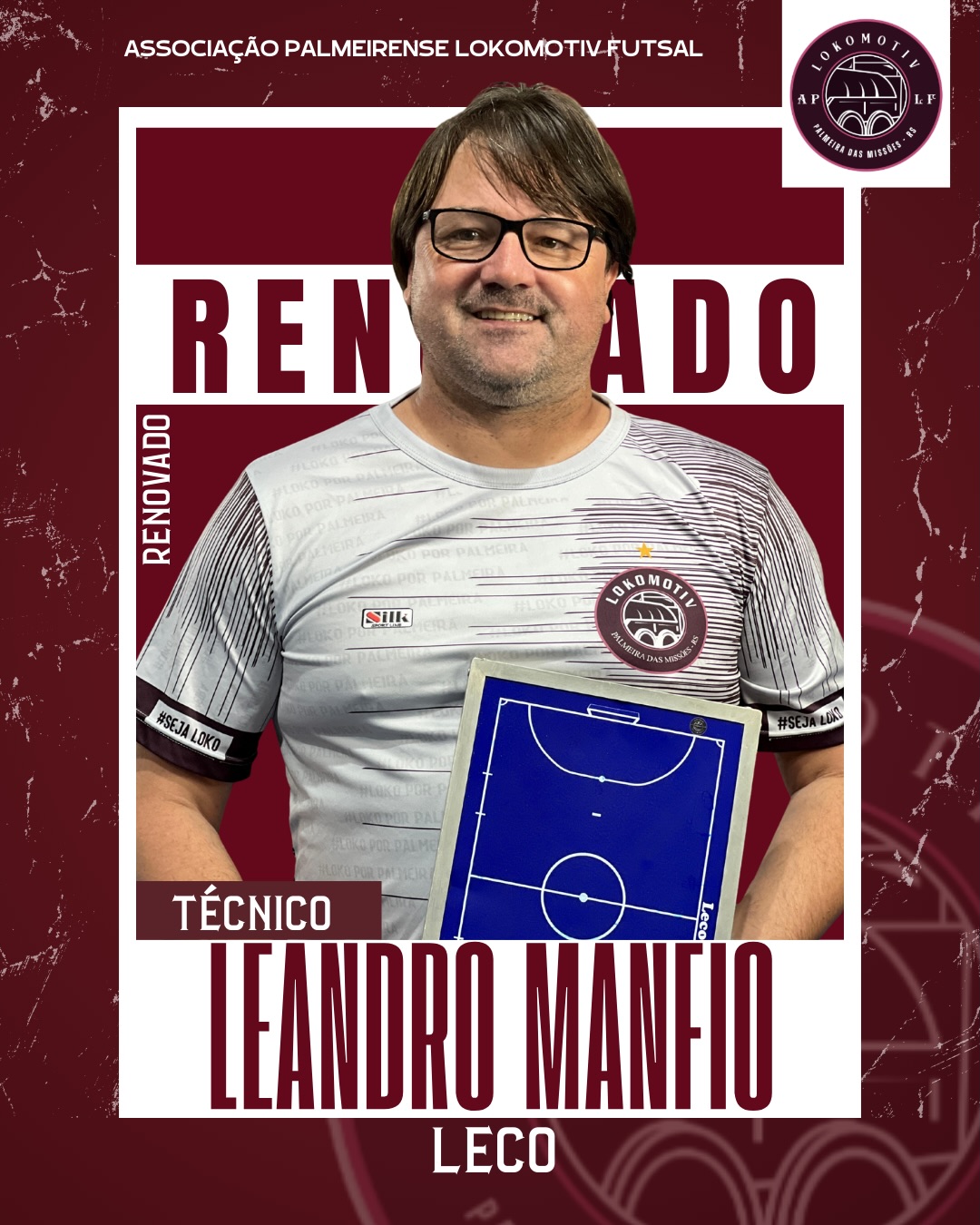 Capa Lokomotiv Futsal renova comissão técnica e garante continuidade do projeto para 2026