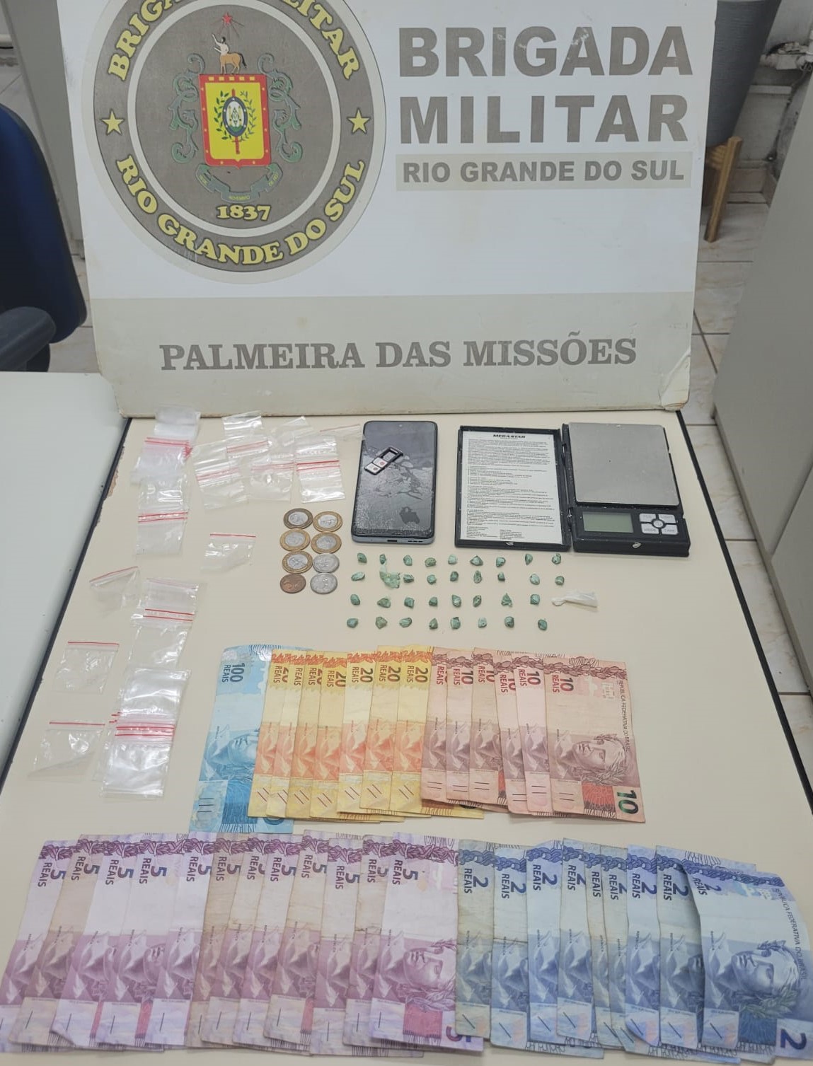 Capa Ações da Brigada Militar resultam em seis prisões em Panambi e Palmeira das Missões