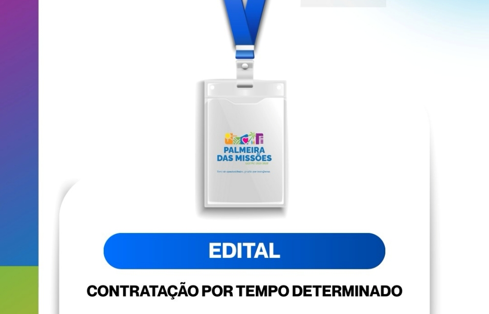 Capa Palmeira das Missões abre novos processos seletivos com vagas em diversas áreas da administração