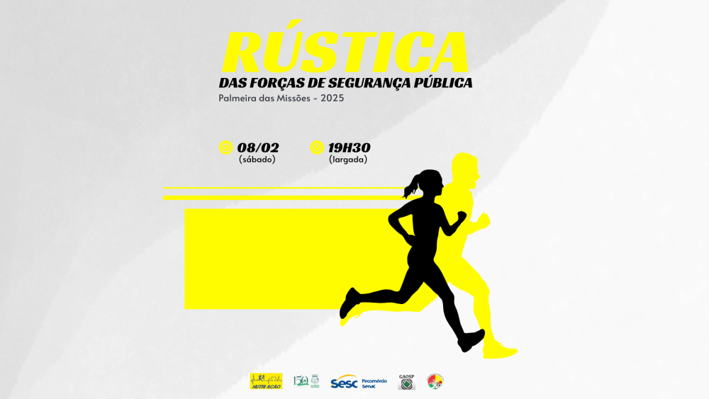 Capa Rústica das Forças de Segurança ocorre em fevereiro com largada na Praça da Prefeitura