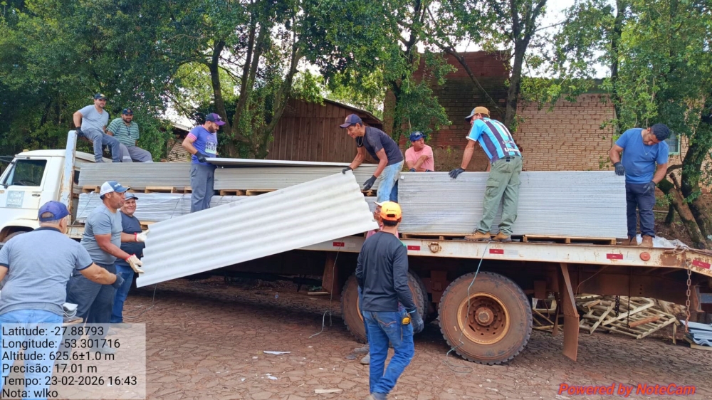 Capa Moradores devem solicitar vistoria no CRAS para receber material de apoio a partir de quarta-feira (25) em Palmeira das Missões