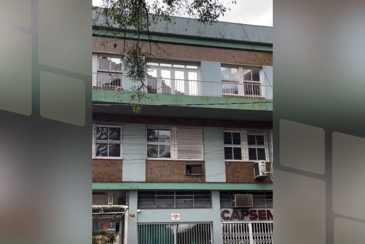 Capa Prédio em Carazinho é interditado após desabamento de parte do telhado