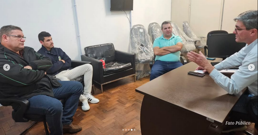 Capa Palmeira das Missões e São Pedro das Missões fazem reunião para discutir pavimentação