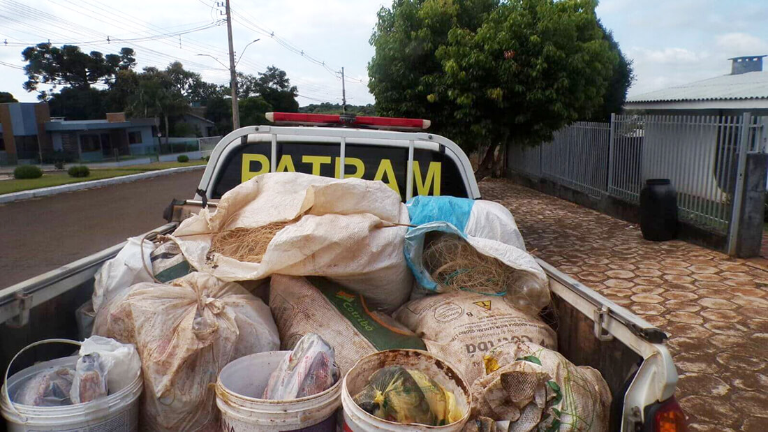 Capa Dois homens são presos por pesca predatória e posse ilegal de arma de fogo em Ronda Alta