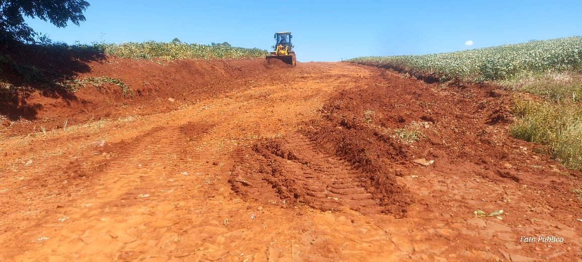 Capa Secretaria de obras de São Pedro das Missões trabalha em vias que receberão pavimentação