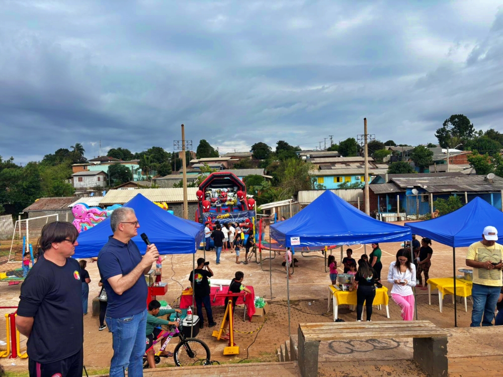 Capa Praça João Brenes Dias da Silva é inaugurada em Palmeira das Missões