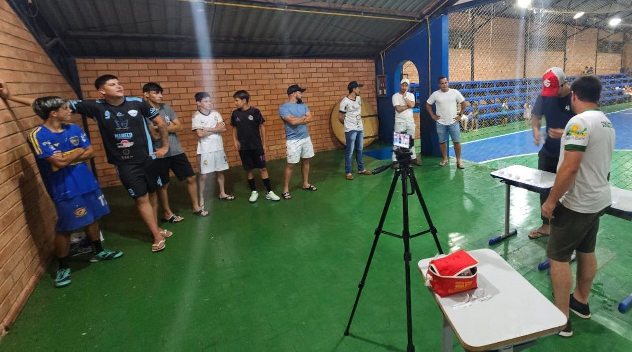 Capa CMD de Lajeado do Bugre promove o sorteio dos atletas para montar as equipes do 2º Campeonato Municipal de Futsal do Copo