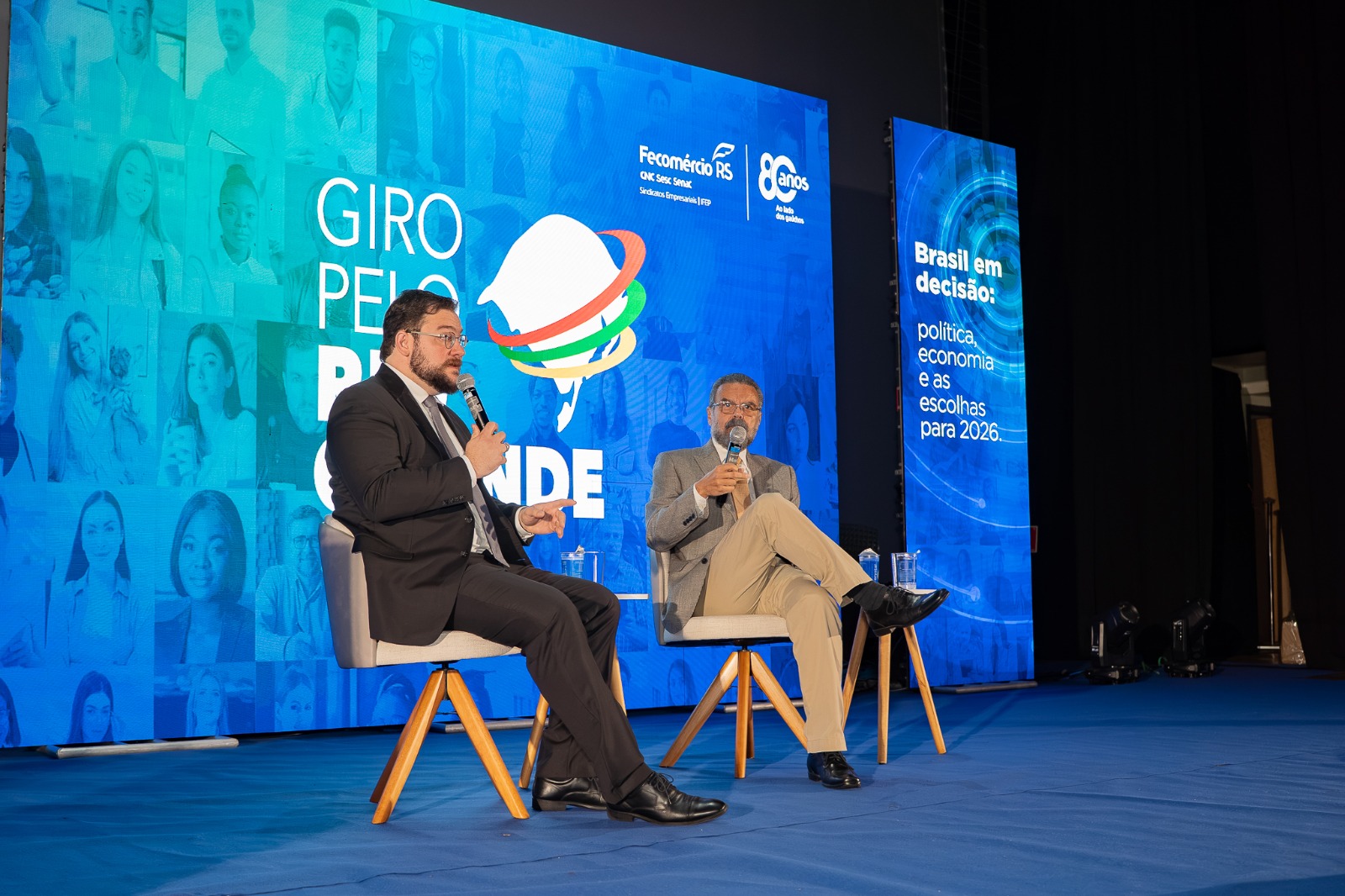 Capa Giro pelo Rio Grande reúne mais de 300 participantes em debate sobre política e economia em Palmeira das Missões