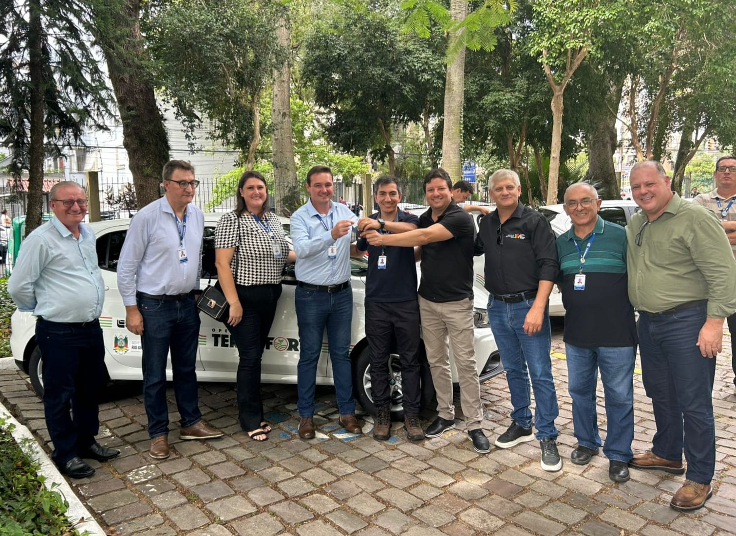 Capa Emater/RS-ASCAR recebe veículos para a Operação Terra Forte no Norte do Estado