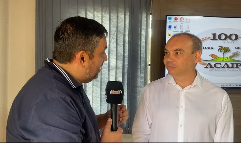 Capa Presidente da ACAIP destaca centenário da entidade em entrevista ao Jornalismo da Rádio Palmeira