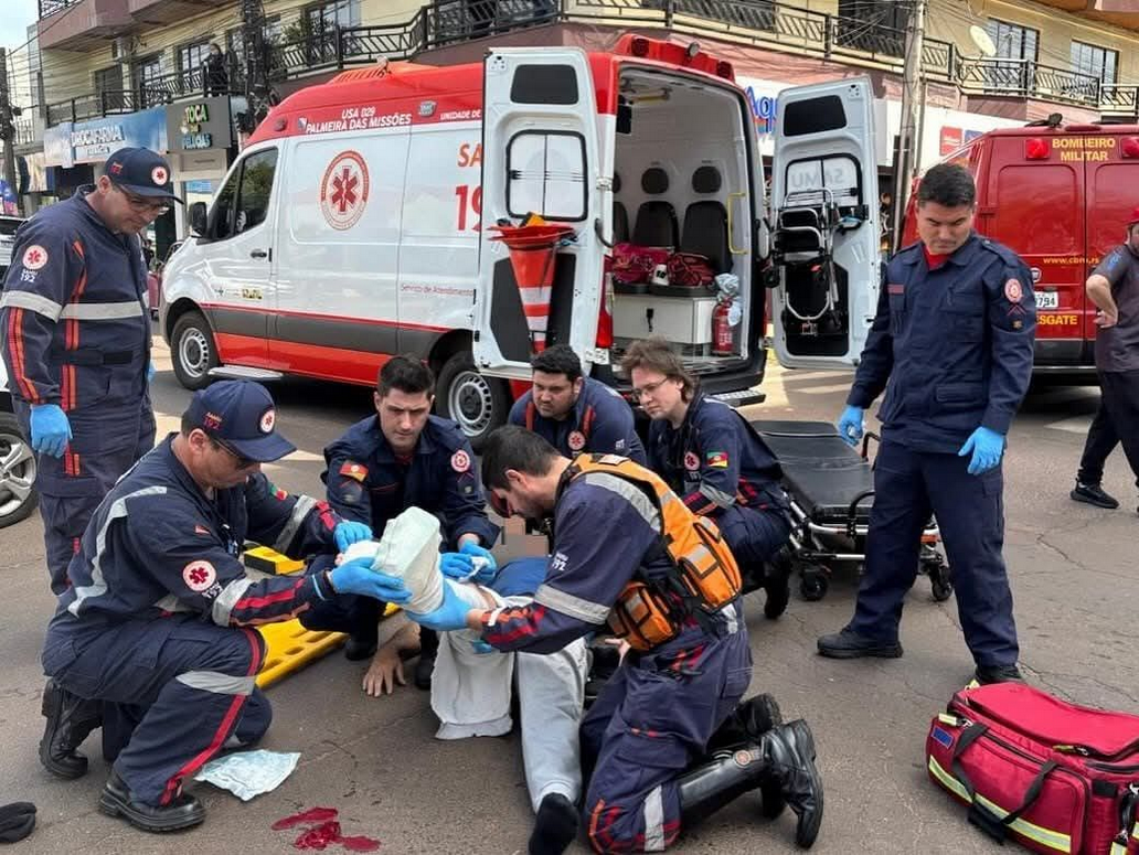 Capa Acidente de trânsito é registrado em Palmeira das Missões