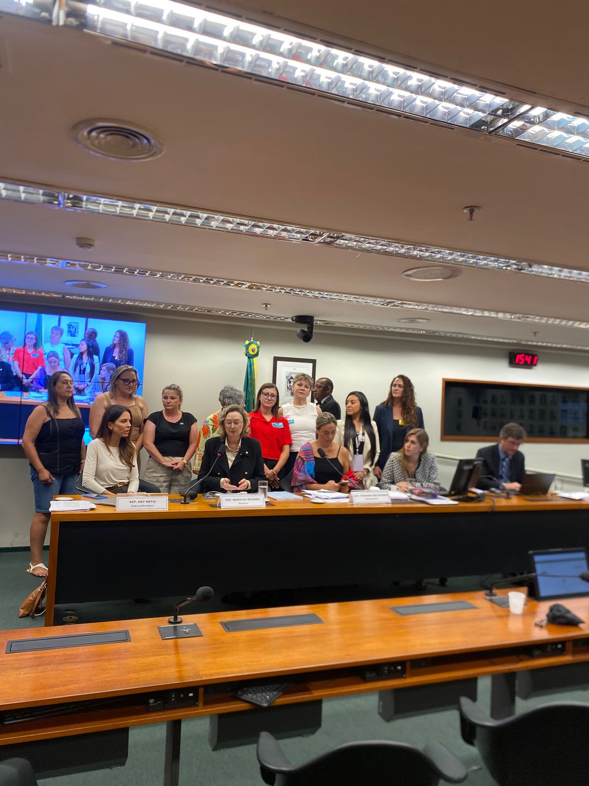 Capa Vereadoras de Palmeira participam da votação do relatório da Comissão Externa sobre feminicídios no RS