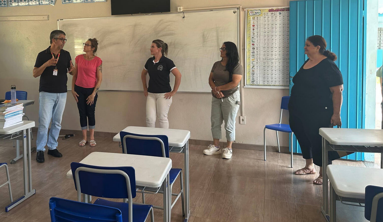 Capa 20ª CRE realiza visitas técnicas em escolas estaduais de Lajeado do Bugre